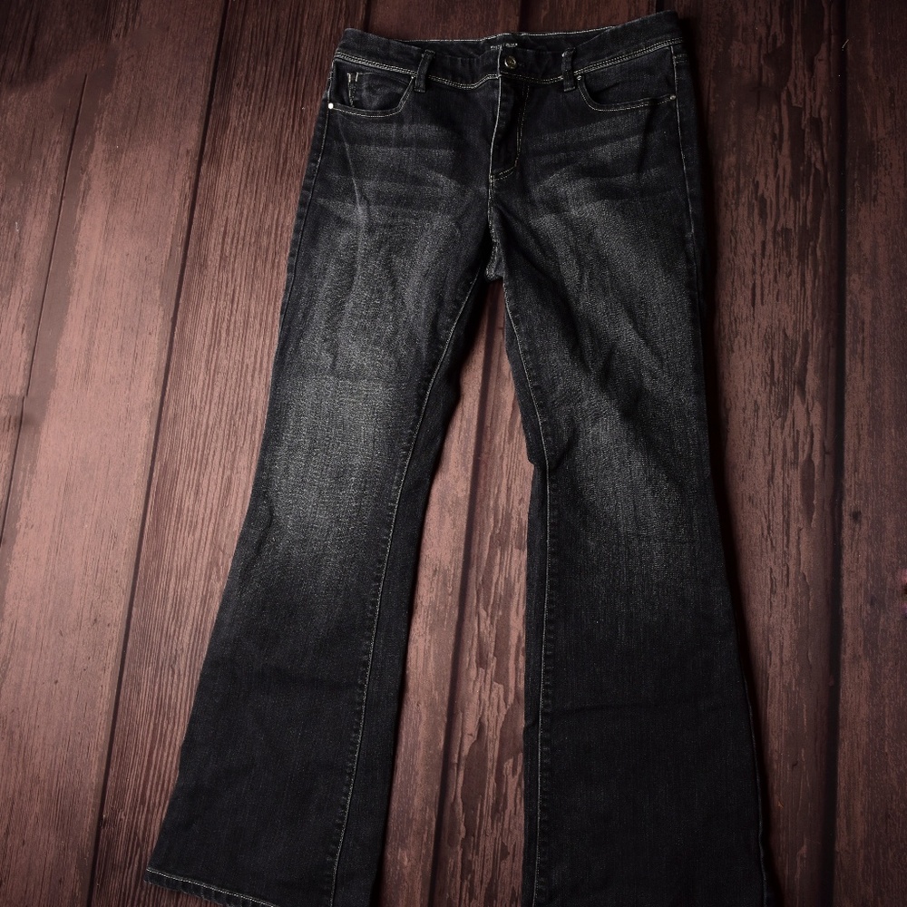 White House Black Market Black Jeans 12R